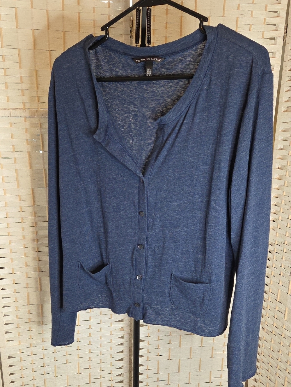 Victoria's Secret Women's Indigo Blue Lightweight Cardigan